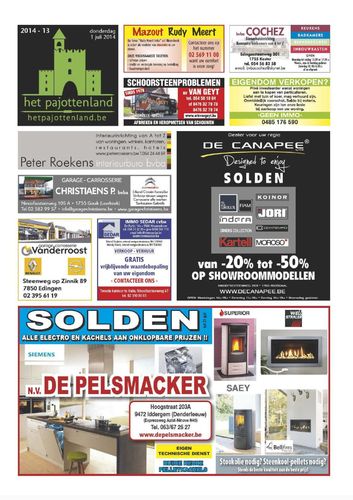 Kaft van Het Pajottenland 20140701